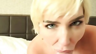 Short Haired Blondie Is Horny - Skye Blue