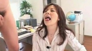 Tanaka Aya - Bukkake Cum In Mouth