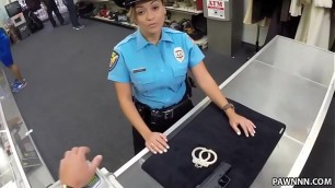 Ms&period; Police Officer Wants To Pawn Her Weapon - XXX Pawn