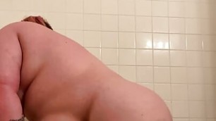 Clear Dildo Riding and Tub Humping