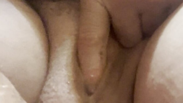 Rubbing my tiny cock