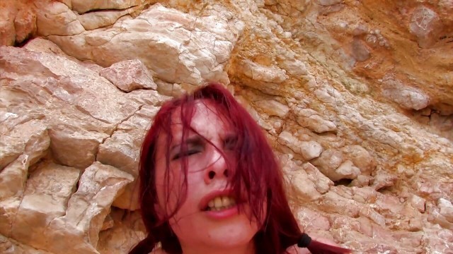 Redhead Slut Gets Pussy And Throat Fucked